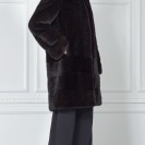 Шуба из меха норки