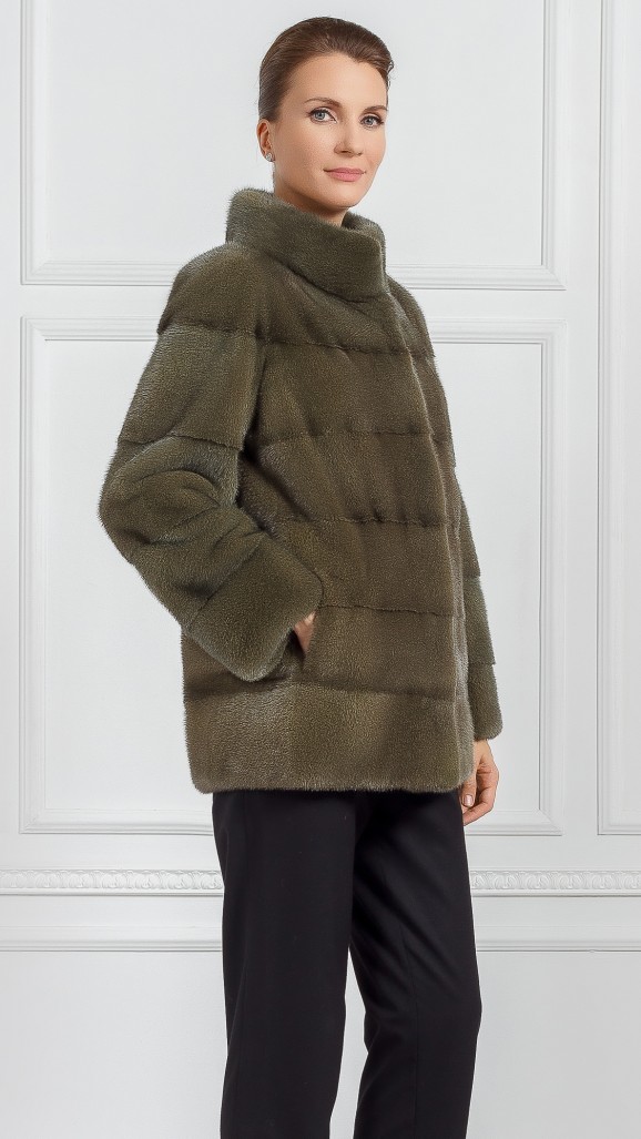 Жакет из меха норки