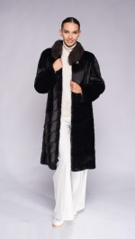 Шуба из меха норки