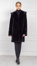 Шуба из меха норки