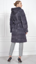 Шуба из меха норки