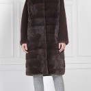 Шуба из меха норки