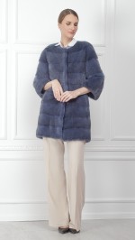 Шуба из меха норки