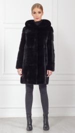 Шуба из меха норки