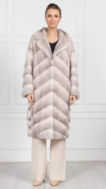 Шуба из меха норки