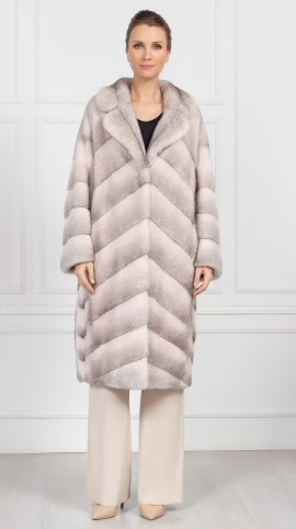 Шуба из меха норки