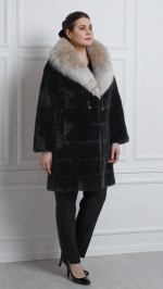 Шуба из меха норки
