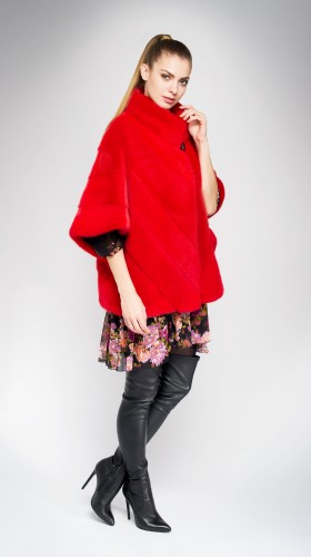 Жакет из меха норки