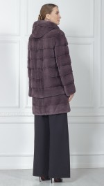 Шуба из меха норки