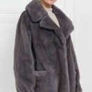 Шуба из меха норки