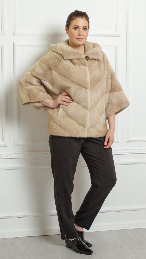 Жакет из меха норки