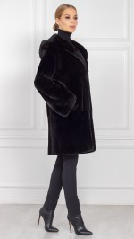 Шуба из меха норки