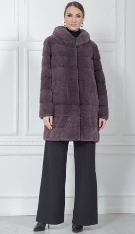 Шуба из меха норки