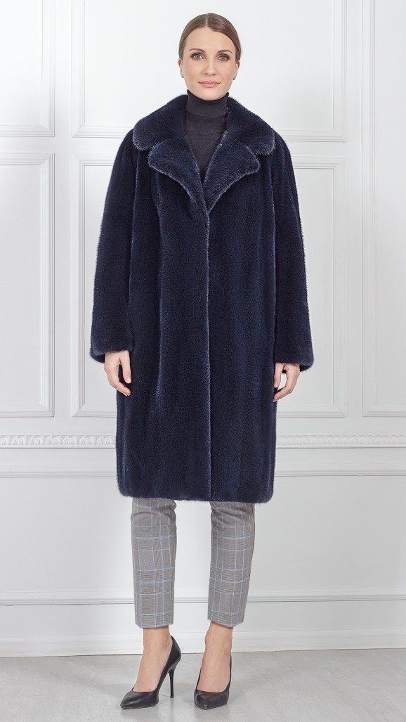 Шуба из меха норки