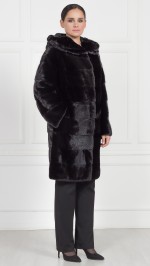 Шуба из меха норки
