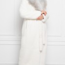 Шуба из меха норки