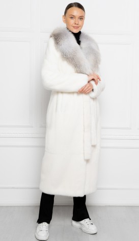 Шуба из меха норки