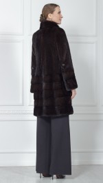 Шуба из меха норки