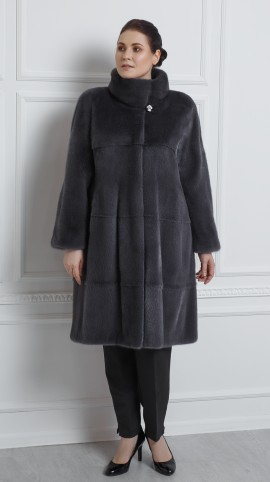 Шуба из меха норки