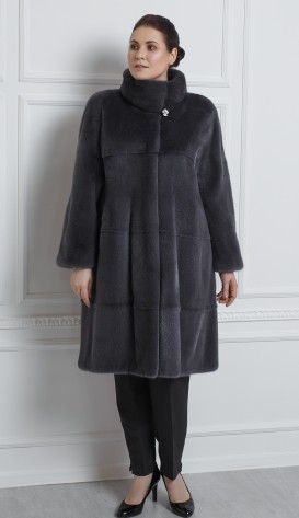 Шуба из меха норки