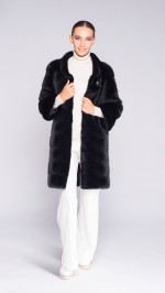 Шуба из меха норки