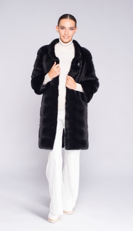 Шуба из меха норки