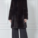 Шуба из меха норки