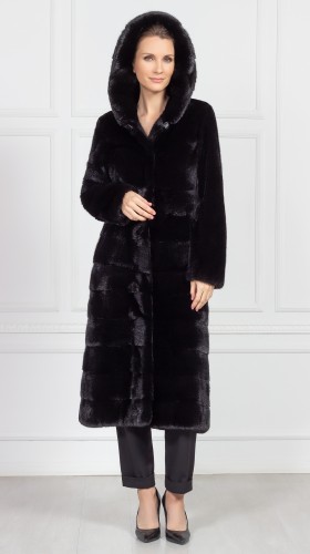 Шуба из меха норки