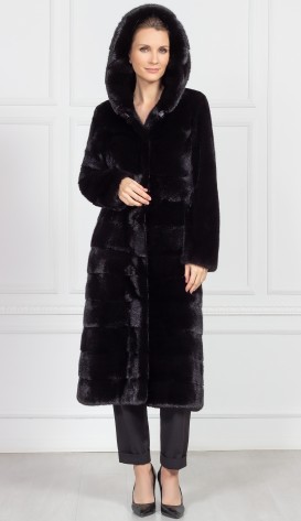 Шуба из меха норки