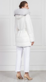 Шуба из меха норки