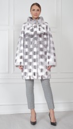 Шуба из меха норки