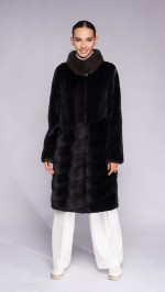 Шуба из меха норки