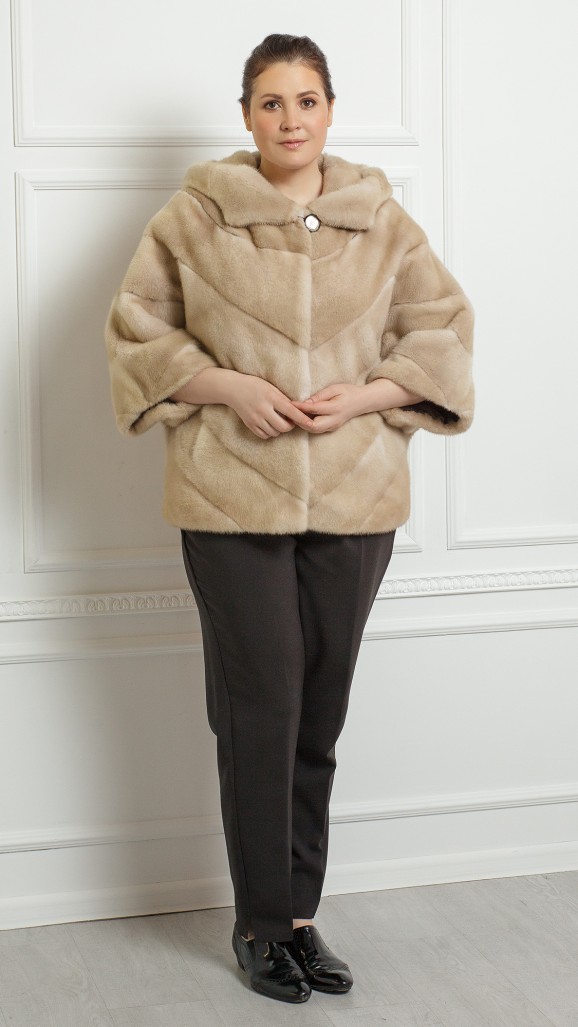 Жакет из меха норки