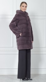 Шуба из меха норки