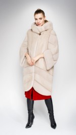 Шуба из меха норки