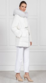 Шуба из меха норки