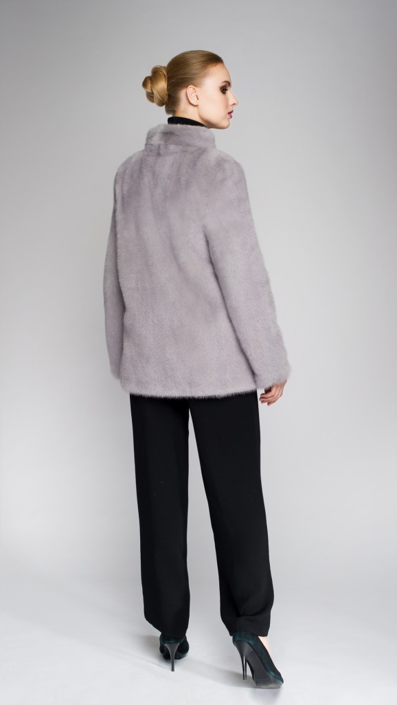 Шуба из меха норки