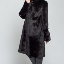 Шуба из меха норки