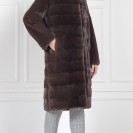 Шуба из меха норки