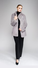 Шуба из меха норки