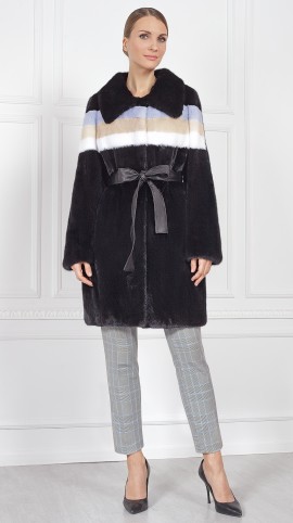 Шуба из меха норки