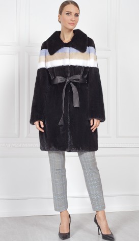 Шуба из меха норки