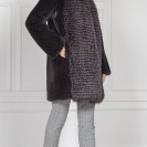 Шуба из меха норки