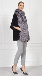 Шуба из меха норки