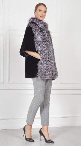 Шуба из меха норки