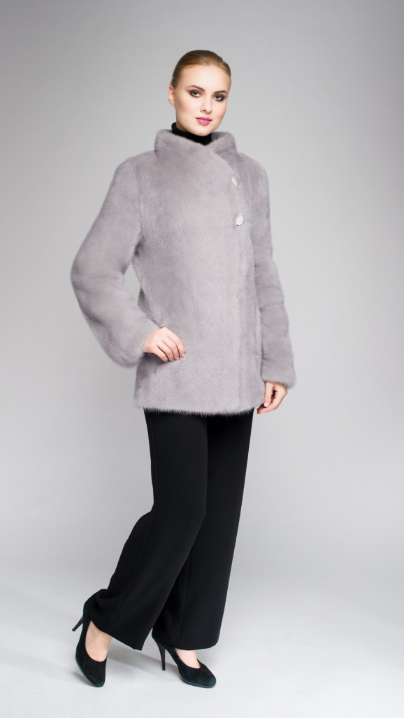 Шуба из меха норки