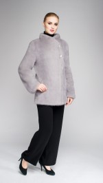 Шуба из меха норки