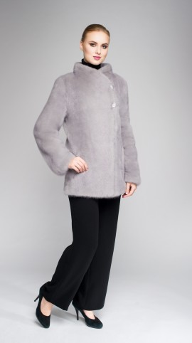 Шуба из меха норки