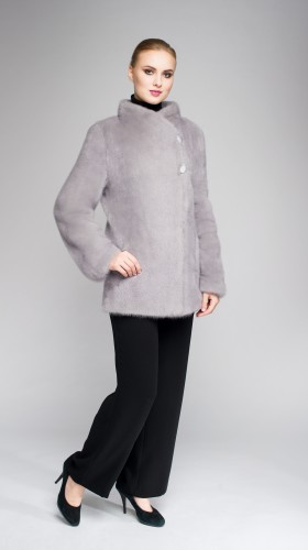 Шуба из меха норки