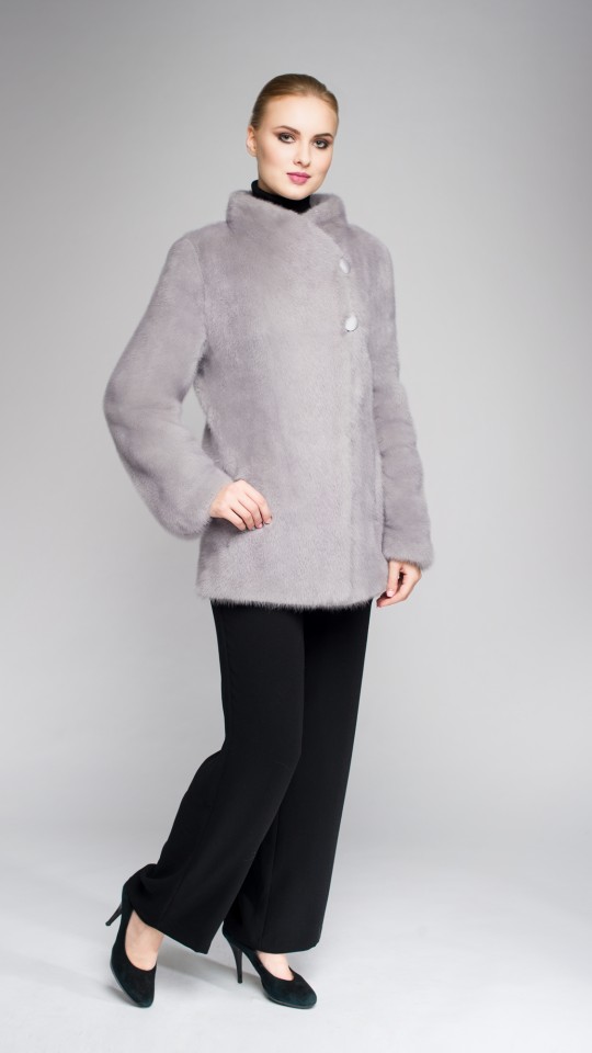 Шуба из меха норки